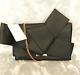 Ted Baker Aster Leather Giant Knot Bow Soiring Clutch Bag Brand New Black