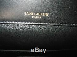Tn-o Ysl Saint Laurent $ 2790lg Vicky Matelassée En Cuir Sac À Bandoulière Chaîne Bandoulière