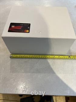 V Rare XL Grande Montre Blanche Iwc Case Box Magnétique Catch Complète Votre Ensemble