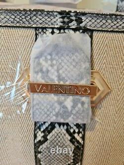 Valentino par Mario - Grand sac à bandoulière en toile et simili cuir - Neuf avec étiquettes
