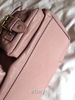 Véritable cabas en cuir rose Mulberry grand modèle Roxanne, neuf avec étiquettes, sac de protection.