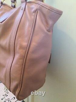 Véritable grand sac fourre-tout en cuir rose Mulberry Roxanne, neuf avec étiquettes et sac de protection.