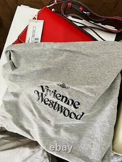 Vivienne Westwood Matilda Grand Sac Avec Flap - Rouge