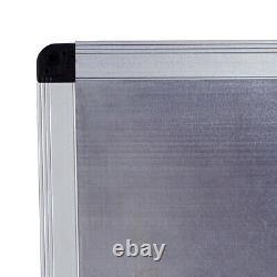 Viz-pro Sèche Wipe Magnetic Whiteboard, Cadre En Aluminium Argenté 240 X 120 CM